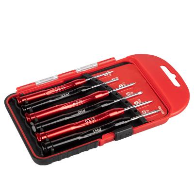 China 6 Pieces Professional Aluminum Tool Kit Screwdriver Precision HYS089906 for sale