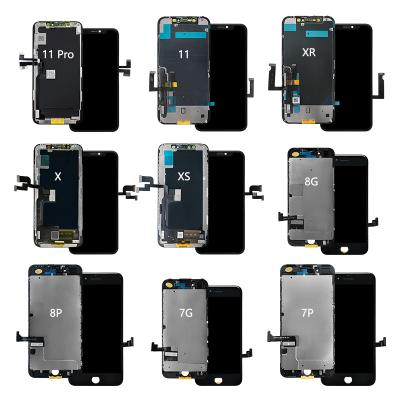 China mobile phone lcds for iphone lcd screen panel phone premium replacement parts for iphone 7p 8 8plus lcd display 6 6p 6s 6sp 7 for iPhone 5-8plus for sale