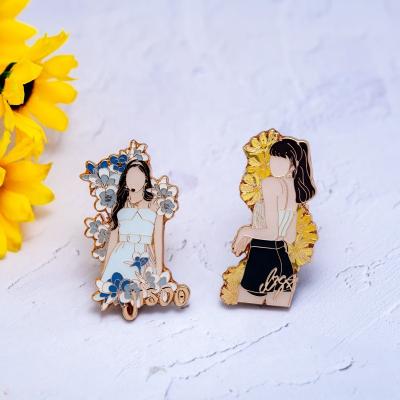 China Worldwide Vast Gifts Factory Wholesale Personalized Hard Soft Enamel Custom Metal Idol Pins Craft Gift for sale