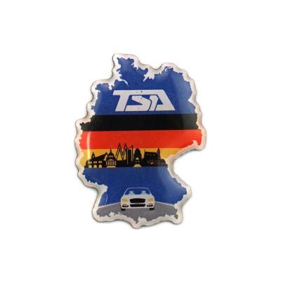 China Colored Customized China Metal Offset Printing Lapel Pins With Epoxy for sale