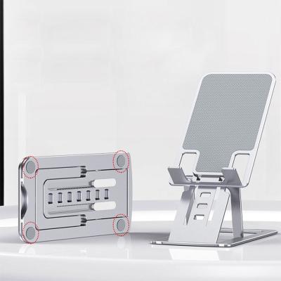 China Adjustable Card Holder Phone Stand Fully Foldable Desktop Mobile Phone Mount Stand Bracket Mobile Phone Holders for sale