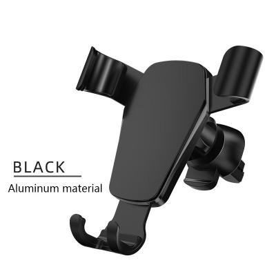 China New Universal Adjustable Auto-Handle Mobile Phone Accessories Car Phone Holder Air Vent Mount Holder Mobile Phone Holder for sale