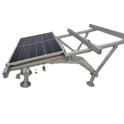 China Solar Panel Quick Bracket Adjustable Installation Support Mounting Anodized Alu Ground To Mount Solar Racking 6h for sale