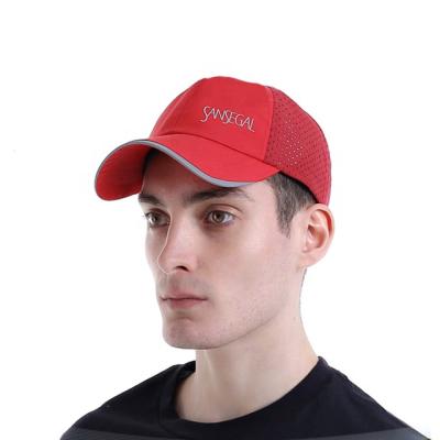 China breathable & 6 Panel Waterproof Promotional Sports Cover Custom Logo Dry Fit Sports Hat Running Hat for sale