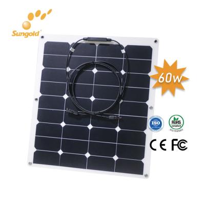 China Flexible Sun Power Solar Panel Shenzhen Solar Panel 60w 625*540*3mm for sale