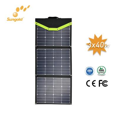 China Sungold 120w portable solar+cells%2c+solar+panelr portable for solar power charger for sale