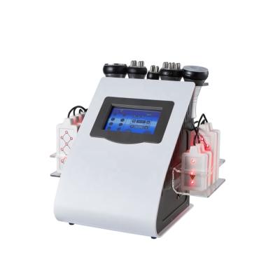 China Weight Loss OEM 6 In 1 Vacuum Cavitation System RF Fat Loss Lipo Laser Machine for sale