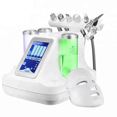 China Peel Revitalizer 7 in 1 Hydraulic Dermabrasion Aqua Peeling Deep Cleaning Facial Beauty Machine with LED Therapy Mask for sale