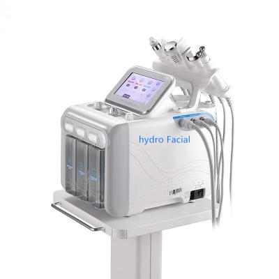 China Microdermabrasion Ultrasonic Aqua Hydra Hydra Exfoliators Face Lift Facial Machine for sale