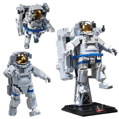 China Eco-friendly Material Creative Expert Ideas Star Astronaut Blocks Space Robot 90022 1515Pcs Moc Bricks Modular Building Block Astronaut Model Toys for sale