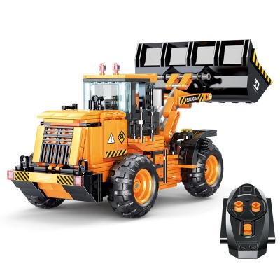 China DIY YC-33002 Brick Construction Hi-tech Car Toys Compatible With 42030 RC Motorized Bulldozer Model Building Blocks Bricks Kids Christmas for sale