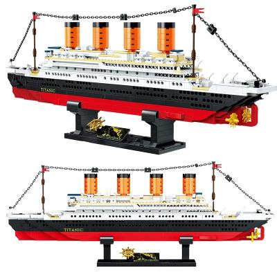 China Adult Birthday Marine Sailing Series Movie Ship Model Building Toy QL0958 Qunlong Creative Building Block Assembly Children's Toys for sale