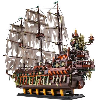 China Building Toy Mold King 13138 Flying Dutchman Ship Assembly Brick Set Compatible With All 2021 Major Brand Kids DIY Toys Ship Building Blocks for sale