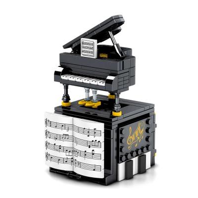 China High-tech Building Toy Sembo 708600C Creator Speaker Piano Model DIY Kid Creative DIY Music Box Blocks Toy for sale