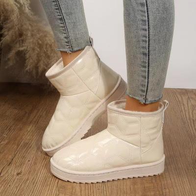 China Winner Boots Waterproof Patent Leather Winter Shoes Baby Girl 2022 Custom Knee Boots Rubber Sole Brand Snow Boot for sale