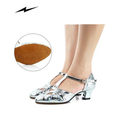 China Newest Professional Shiny High Heel Professional Modern Shiny Women's Dance Shoes Dance Shoes Women Dance Shoes for sale