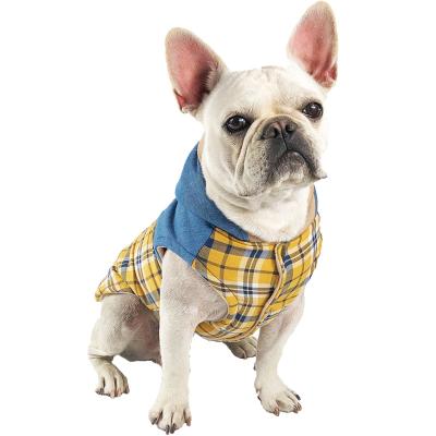 China Viable Custom Logo High Quality Pet Sweater Breathable Doggie Clothes Dog Cotton Vest for sale