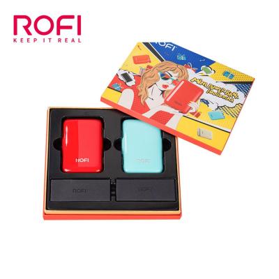 China ABS+PC ROFI Fire Proof Best Mode Power Bank 10000mAh With Gift Box for sale