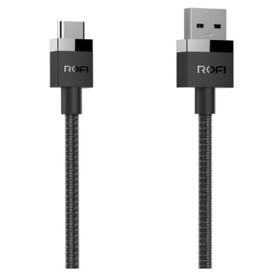 China Durable Polyester Fiber Fabric For Protection 1.2M 3A Cable Fast Charging Cable Type C To USB Charging Data Cable For Huawei Samsung for sale