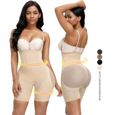 China Latest Design Antibacterial Elasticity Compression High Waist Tummy Control Women Butt Lifter Shaper Seamless Bodysuit Shapewear for sale