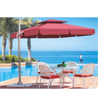 China Parasol/Multi-position outdoor Roman Umbrella For Restaurant Garden waterproof/beach and so on outdoor waterproof fabric for sale