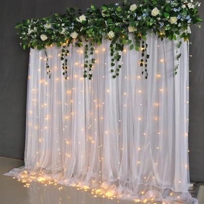 China Shiny and inflecting stage flower wall decoration modern naturally wedding backdrop for photo studio for sale