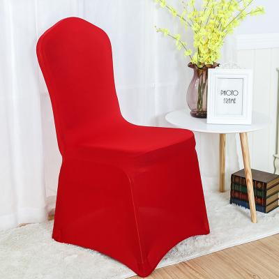 China All-in-one Polyester Fabric Banquet Fabric 100%Polyester Chair Covers for sale