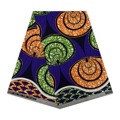 China 2020 Polyester Wax Print Waterproof Popular African Fabric High Quality 100% Wax Clothing Fabric for sale