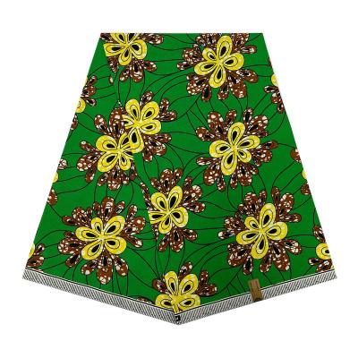 China Waterproof Hot Sale Polyester Wax Print Fabric Quality 100% African Wax Clothing Fabric for sale