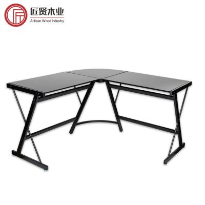 China Escritorio Para Computadora Simple Modern Home Physical Channels Table Computer Study Table L-shaped Extendable Office Desk for sale