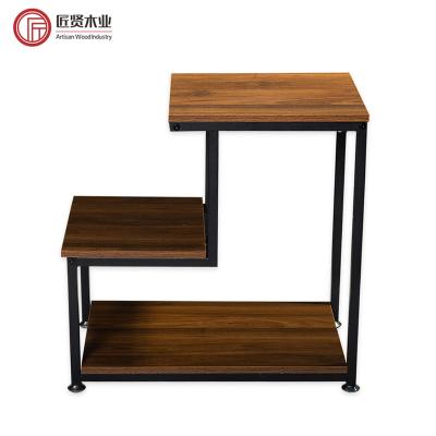 China Small Mobile Wood End Table Side End Table Luxury Modern Extendable Shelf Storage Wooden End Table for sale