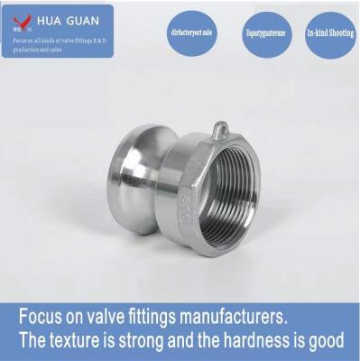 China Water System Stainless steel 304 316 Camlock BSPP BSPT NPT Male Threaded Adaptor type A for sale