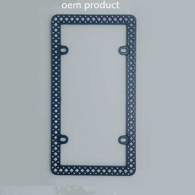 China Steel PVC Customized Gray Card Plastic Frame 1set Metal Plate Factory Price for sale