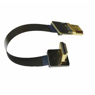 China PCB 20cm FPV HDMI Type A Male To HDMI Male HDTV FPC Flat Cable For Multicopter Aerial Photography for sale