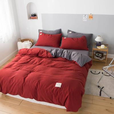 China Nondisposable Polyester Series For Bed Sheet 4 PCS Sets Four Piece Set Single Quantity Blanket for sale