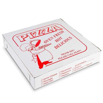 China Wholesale Cheap Recyclable Corrugated Custom Paper Box 11 Inch Pizza Boxes With Logo for sale