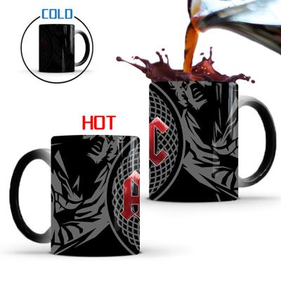 China Viable Wholesale Cheap 11oz Color Changing Magic Sublimation Coffee Tea Mug for sale