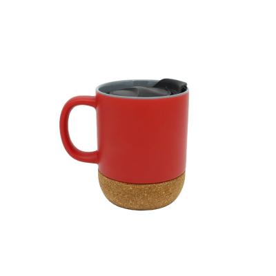 China Sustainable Hot Selling Cheap Custom Red Glaze Stoneware Ceramic Mug for sale