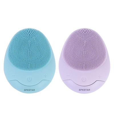 China Dropshipping Silicon Rechargeable Electric Facial Deep Face Brush Detergent Silicone Massager DEEP CLEANSING Cleansing Brush for sale