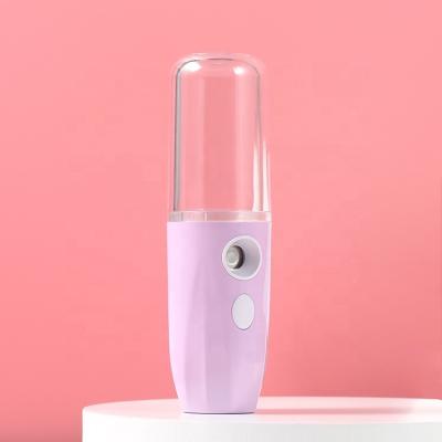 China Cool Spa Mini Facial Mist Sprayer Custom Inhaler 2021 Nano Spray Vaporizador De Ervas Steam Moisturizer Private Label Face Steamer for sale