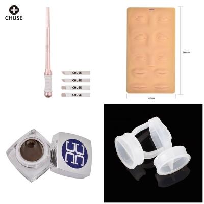 China Convinence CHUSE Permanent Makeup Full Microblading Kit Tattoo Supplies for Beginner for sale