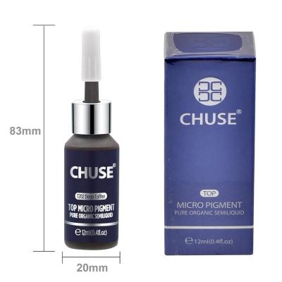 China CHUSE Original Non-Toxic Permanent Makeup Paint Organic Pigment Tattoo Ink For Eyebrows for sale