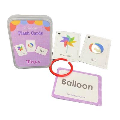 China Flash Card Printing Teaching Child Learn Fruit English Word Paper Card English Kids Baby Animal Card Educational Toys For Children for sale