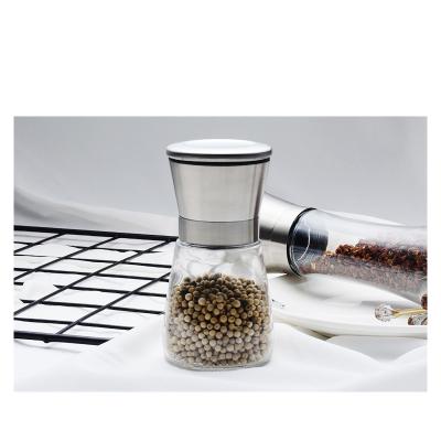 China Pepper Mill Salt and Pepper Grinder Grinder Set 2 in 1 Stainless Steel Spice Shakers Kitchen Manual Tools Accessories Salt Pepper Grinders for sale