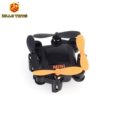 China Hot Sale 2.4G 6Axis Mini RC Foldable Gyro 4ch Pocket Radio Foldable Drone Toy ZILLE Controlling Toy Without Wifi Camera for sale