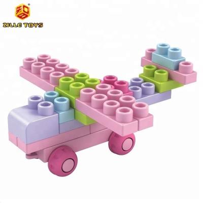 China Building Toy Squeezable Food Grade TEP DIY Large Building Blocks Macarons Color Soft Plastic Toys for sale