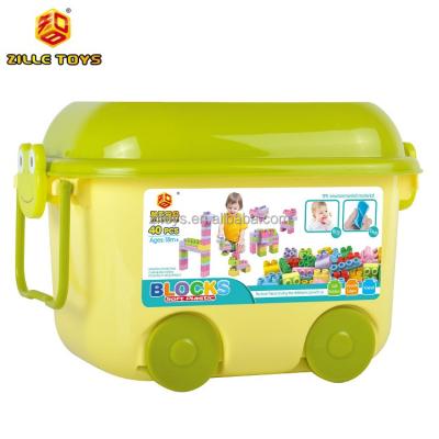 China New Big Soft Plastic Building Toy ZILLE Band DIY Building Blocks Building Toys Girl Series for sale