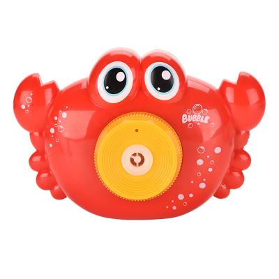 China New ZILLE Plastic Electric Bubble Camera With Sound And Light Crab Camera Shape With Two Outdoor Bubble Solution Bubble Toys For Kids for sale