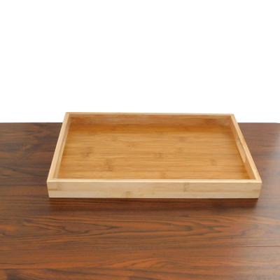 China Sustainable Serving Tray Bamboo Serving Tray Food Tray Serving Tray for Food Kitchen Party for sale