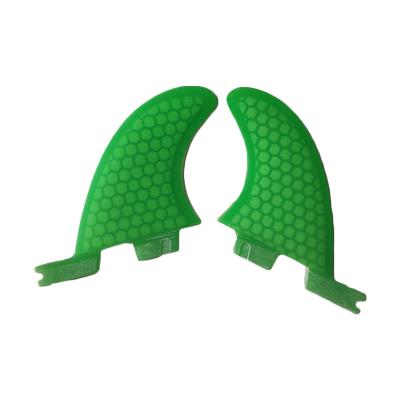 China GL Size Stable Bottom Surfboard Fin Set Fiberglass Honeycomb Surfboard Fins for sale